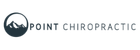 Point Chiropractic logo with a stylized spine forming a circle on the left.