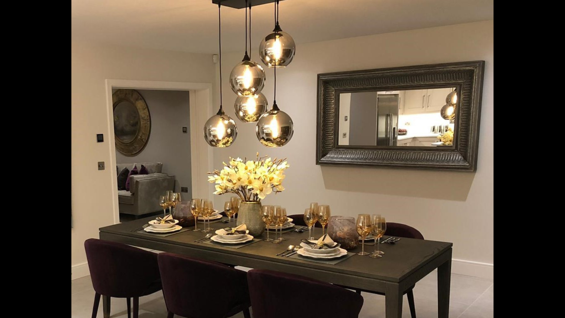 Illuminati Signature Collection pendant lighting in a contemporary interior