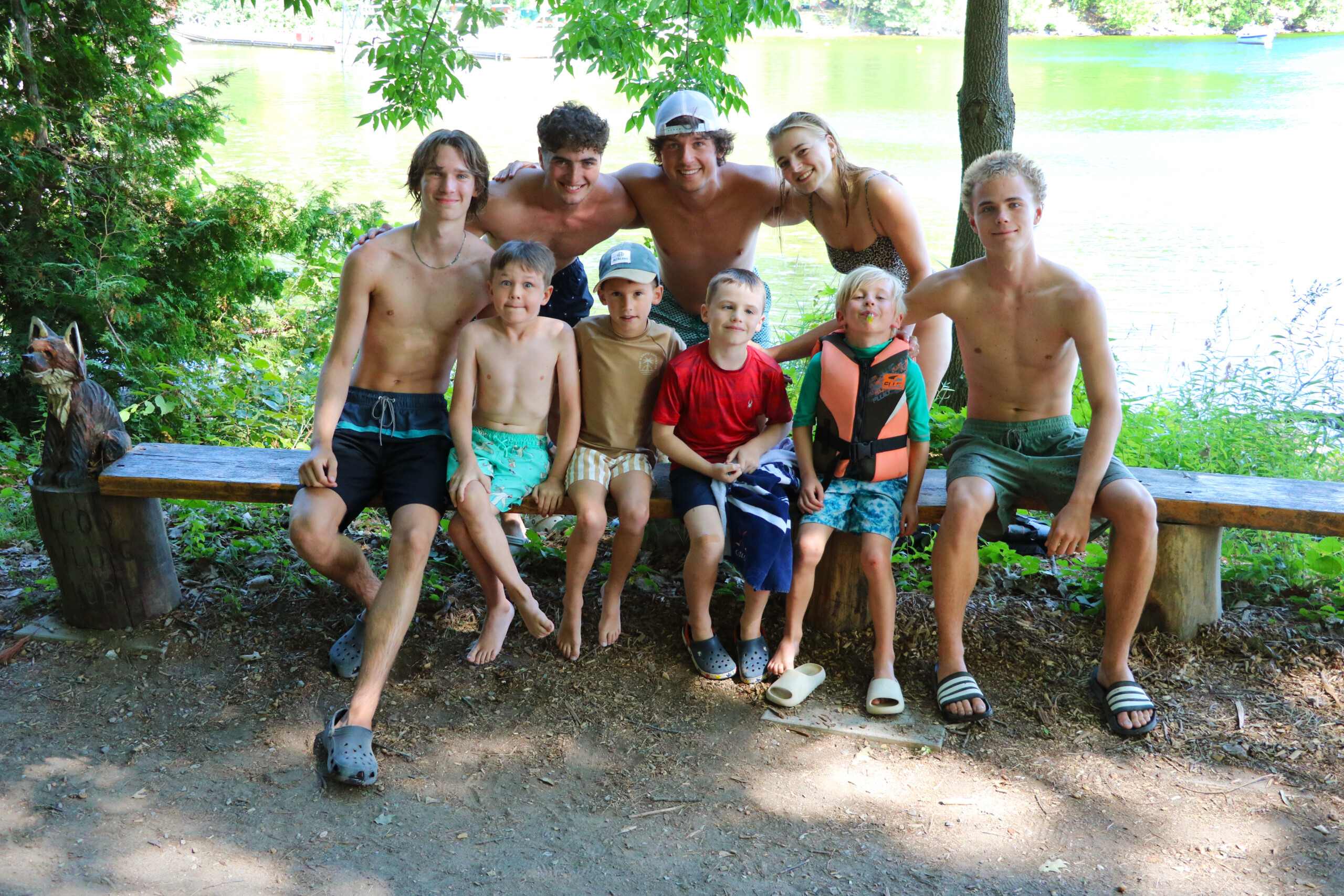 A cabin group at Kilcoo Camp