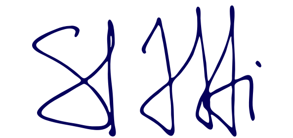 Signature de Sol Zanetti