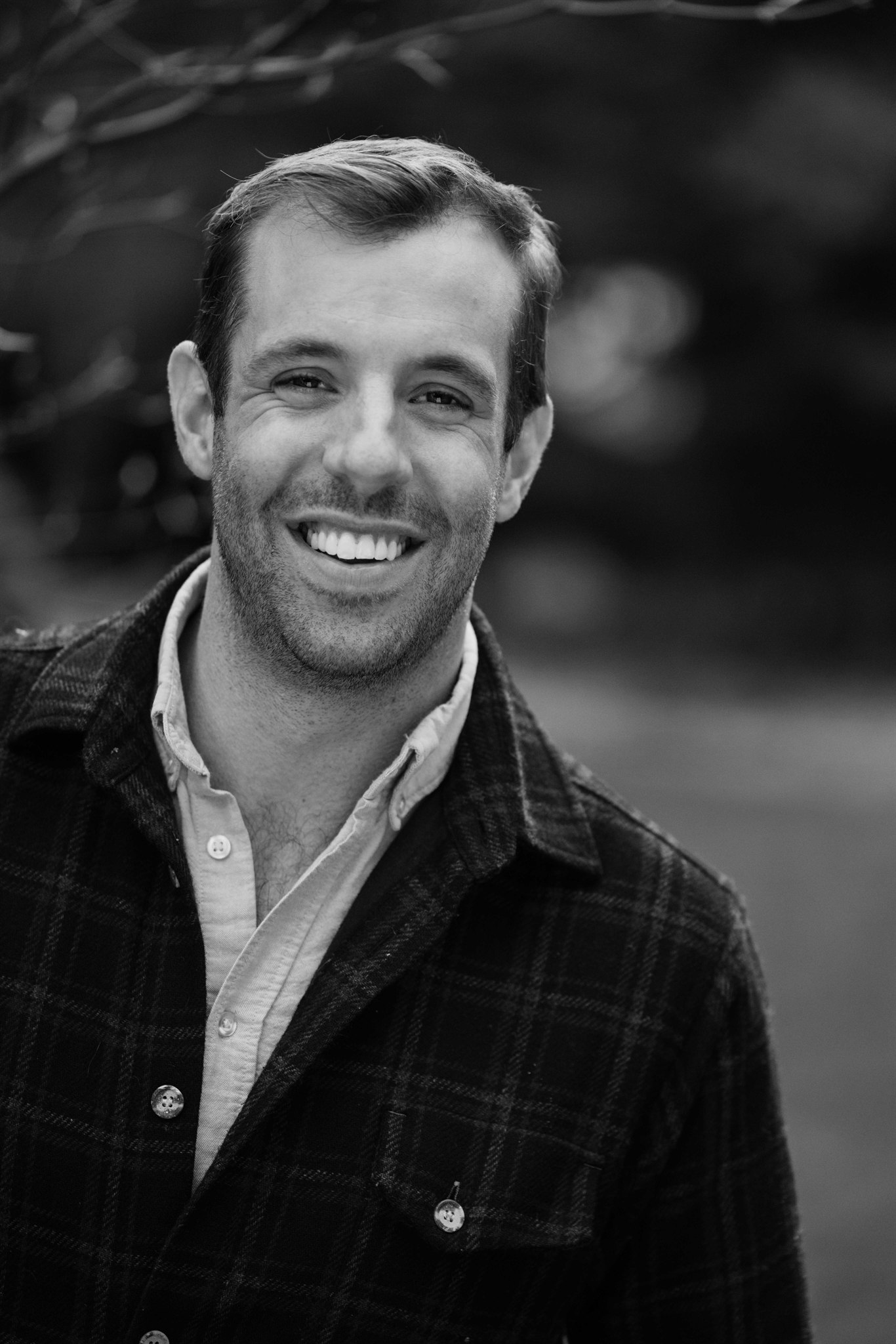 David Spindler, Kilcoo's Executive Director, in a black and white portrait.