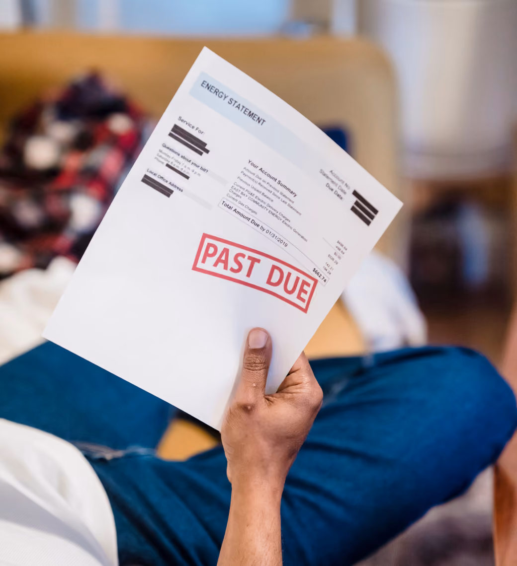 Past due energy bill