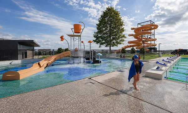 The 50 metre heated outdoor pool (placeholder image)