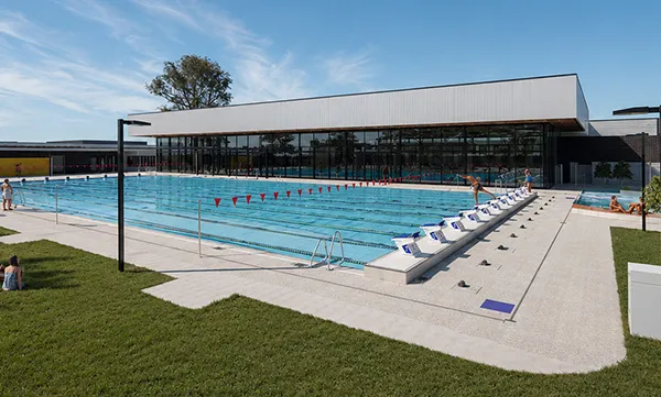 The 50 metre heated outdoor pool (placeholder image)