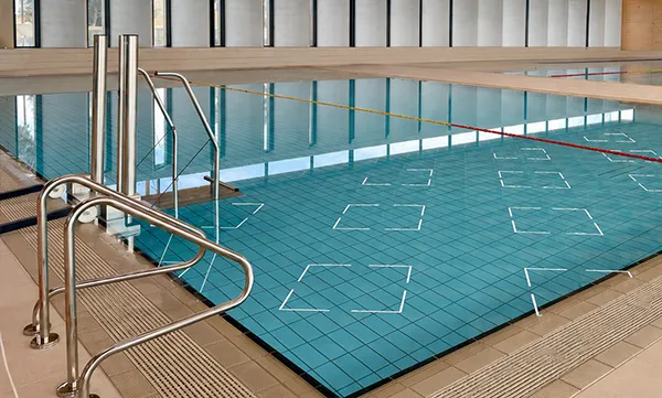 The 50 metre heated outdoor pool (placeholder image)