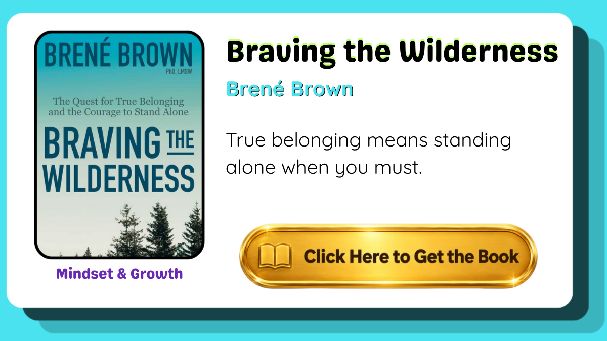 Braving the Wilderness book card