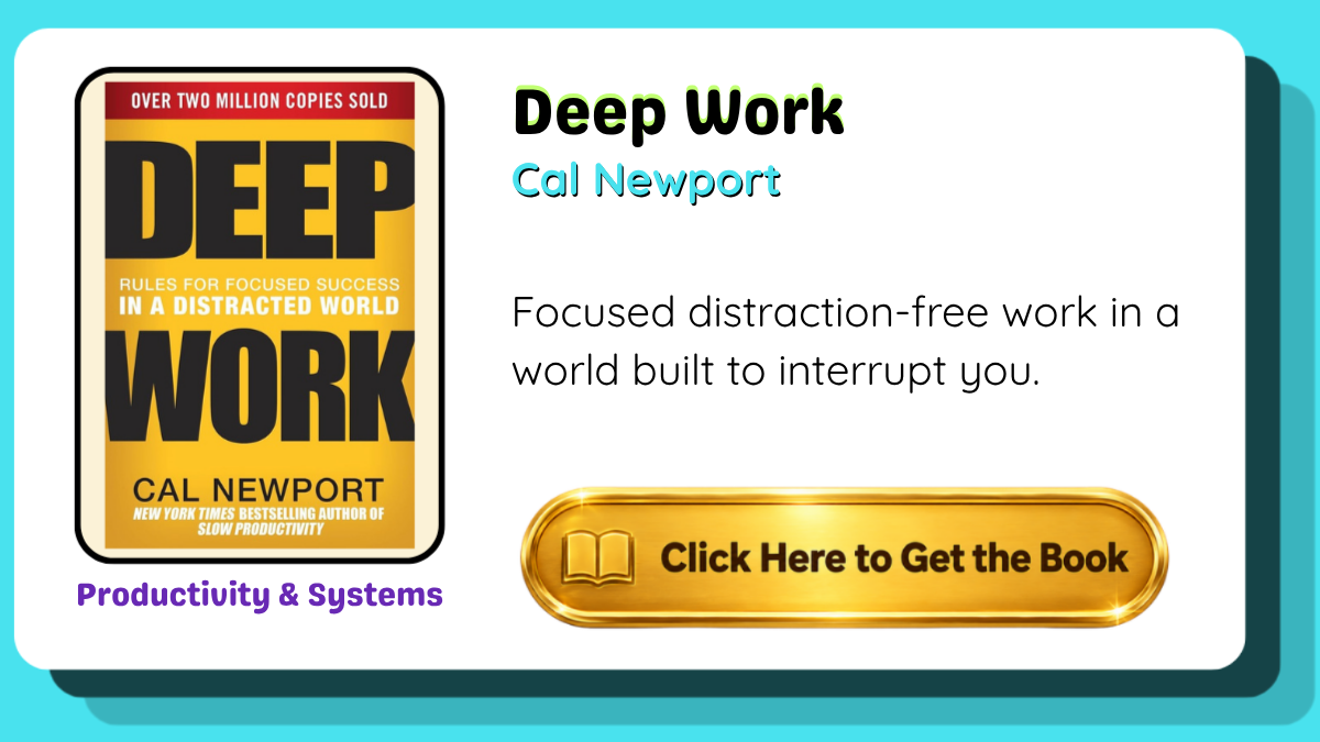 Deep Work book card