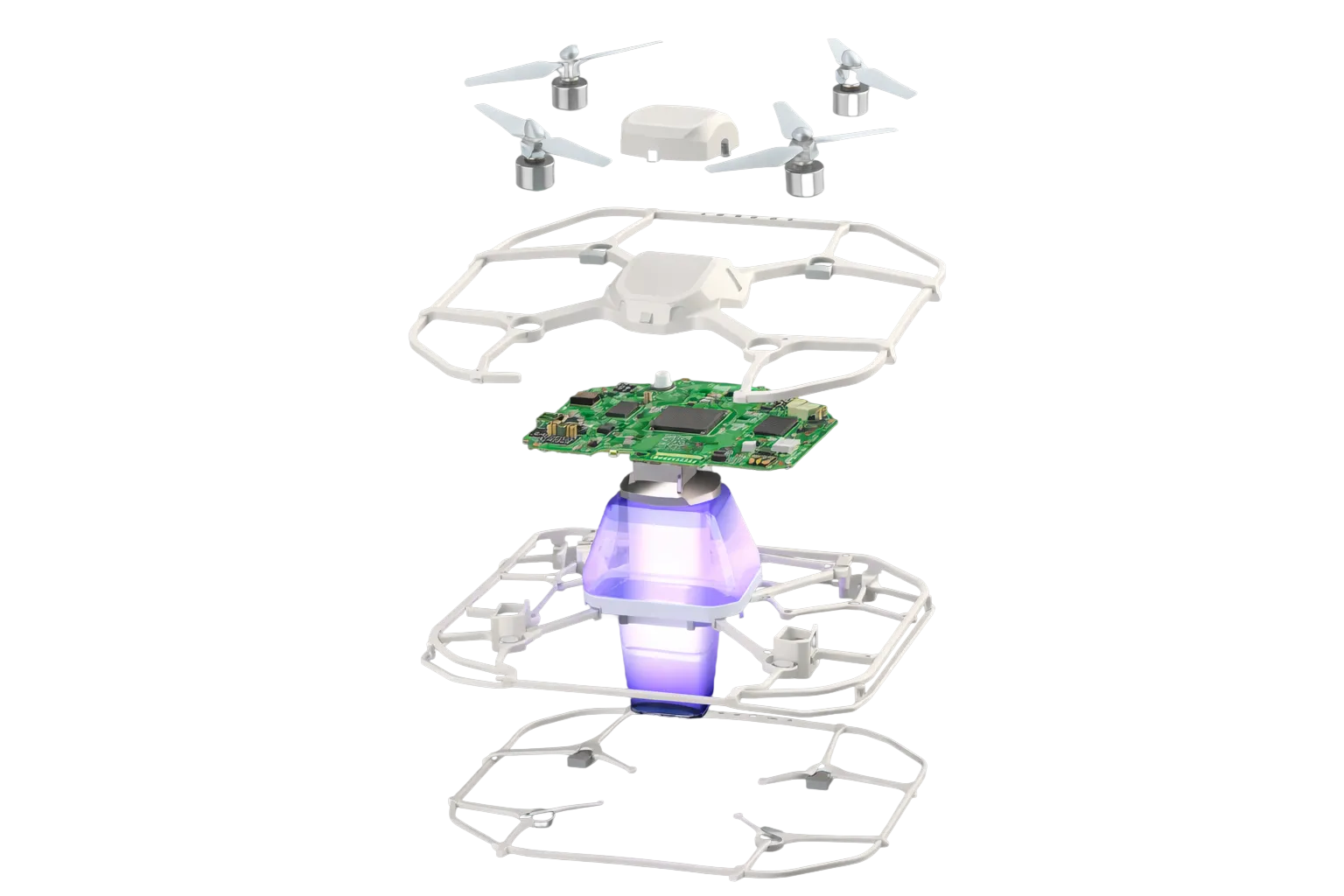 Drone exploded view