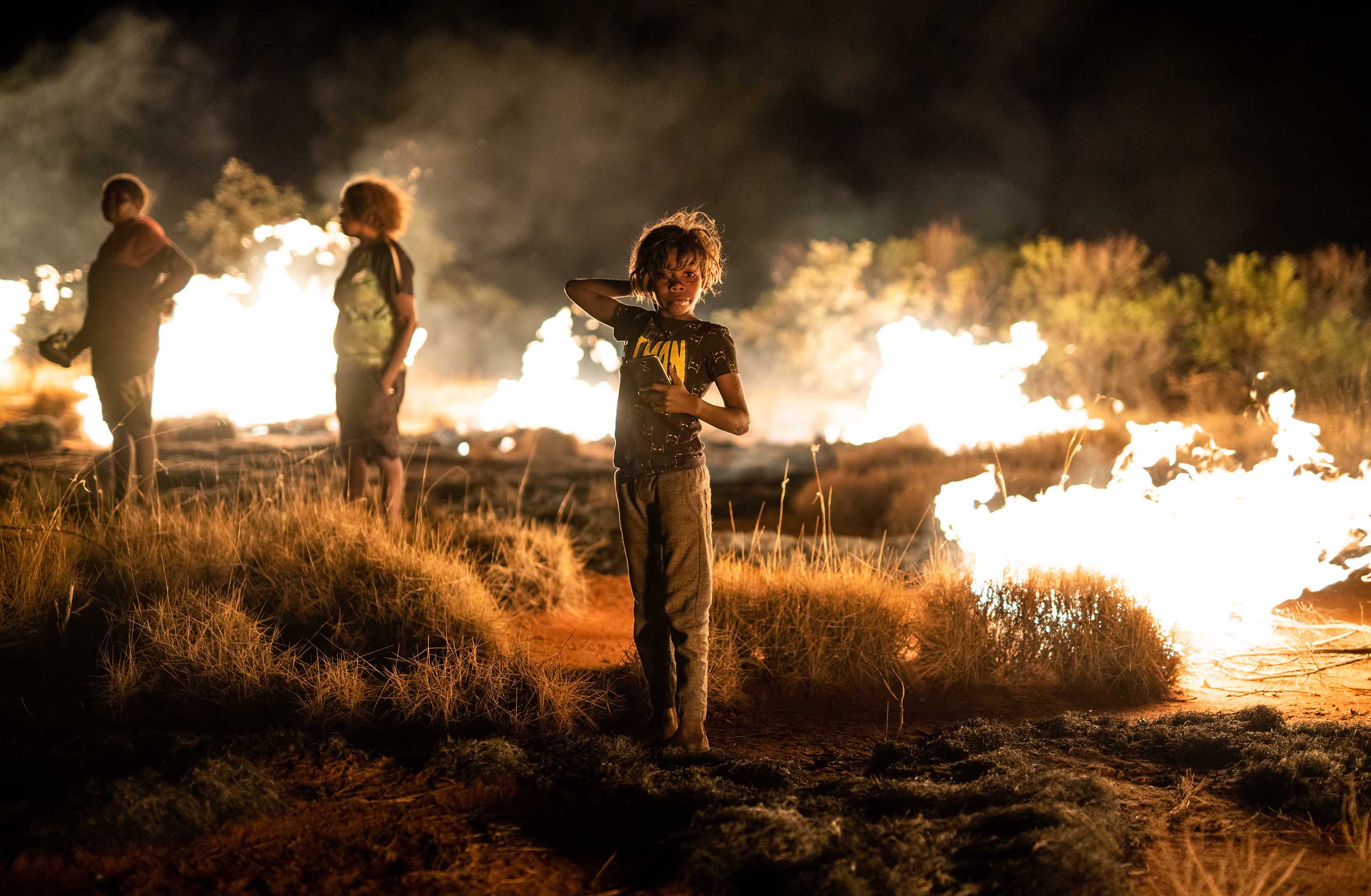 Documentary photograph from Honestly's work with Pintupi communities in Australia's Western Desert
