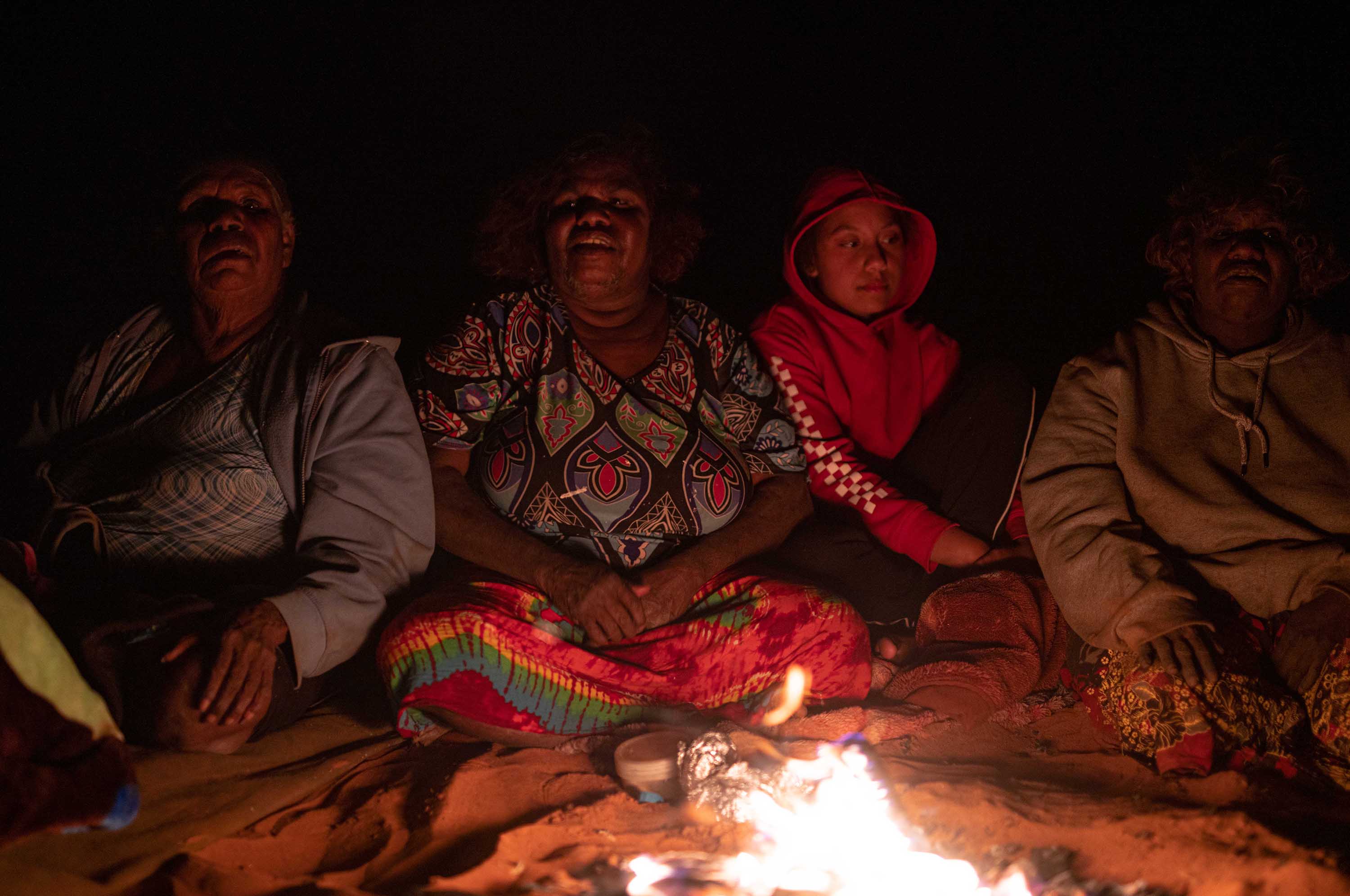 Documentary photograph from Honestly's work with Pintupi communities in Australia's Western Desert