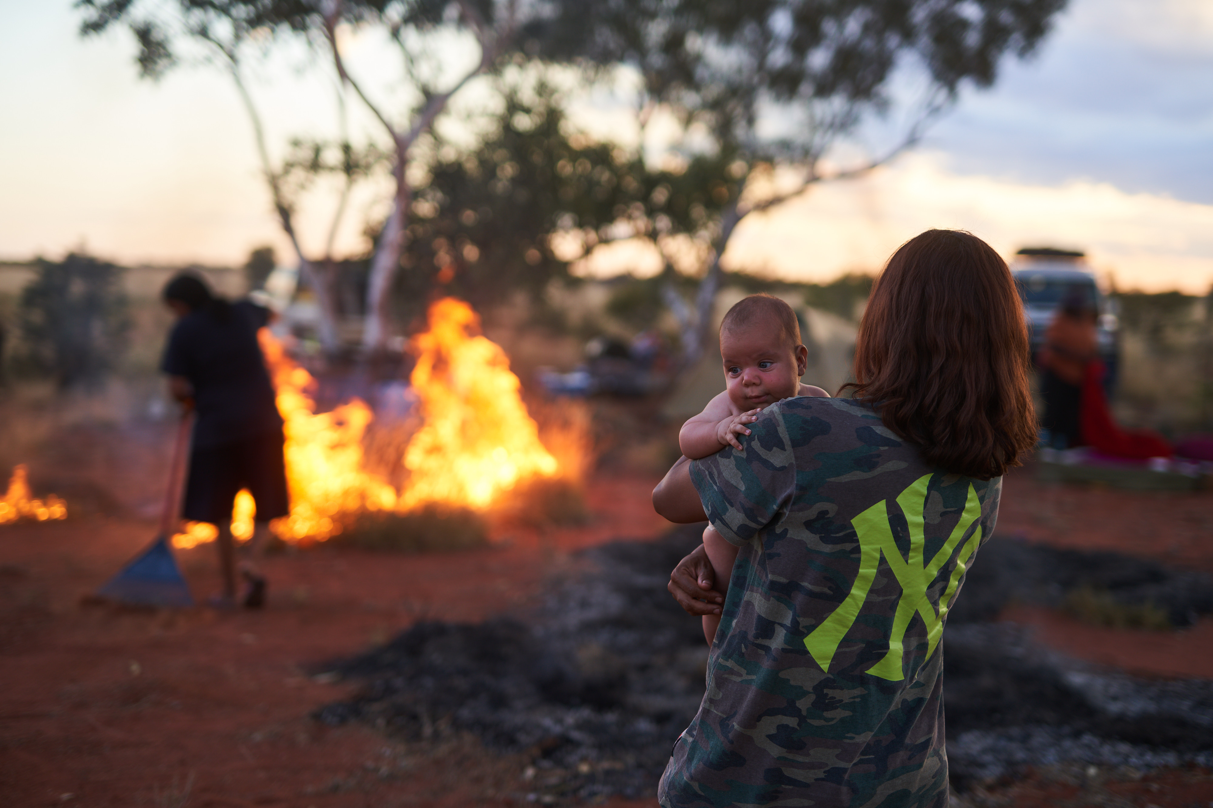 Documentary photograph from Honestly's work with Pintupi communities in Australia's Western Desert