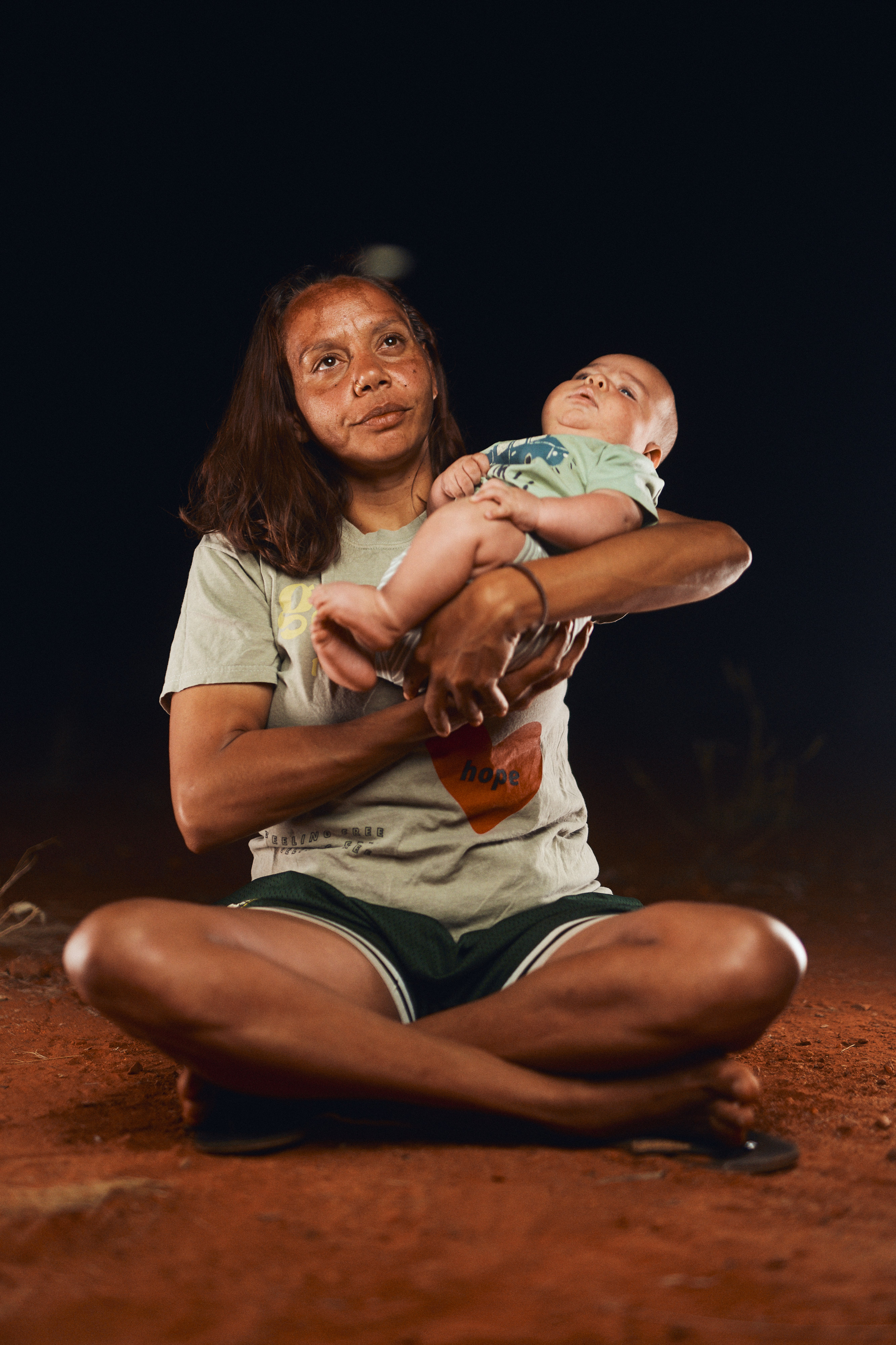 Documentary photograph from Honestly's work with Pintupi communities in Australia's Western Desert