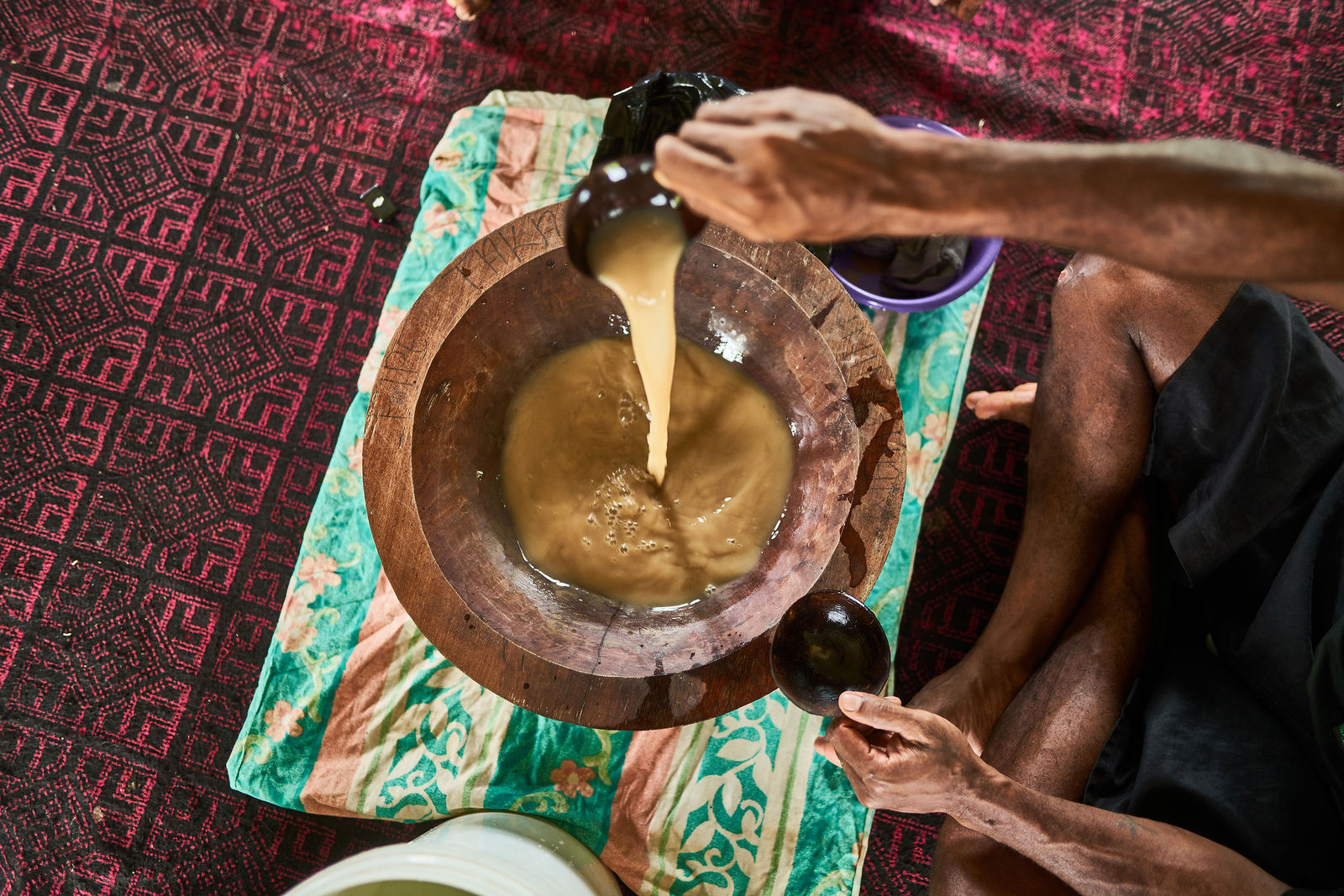 Photograph from Honestly's Kava brand shoot in Vanua Levu, Fiji