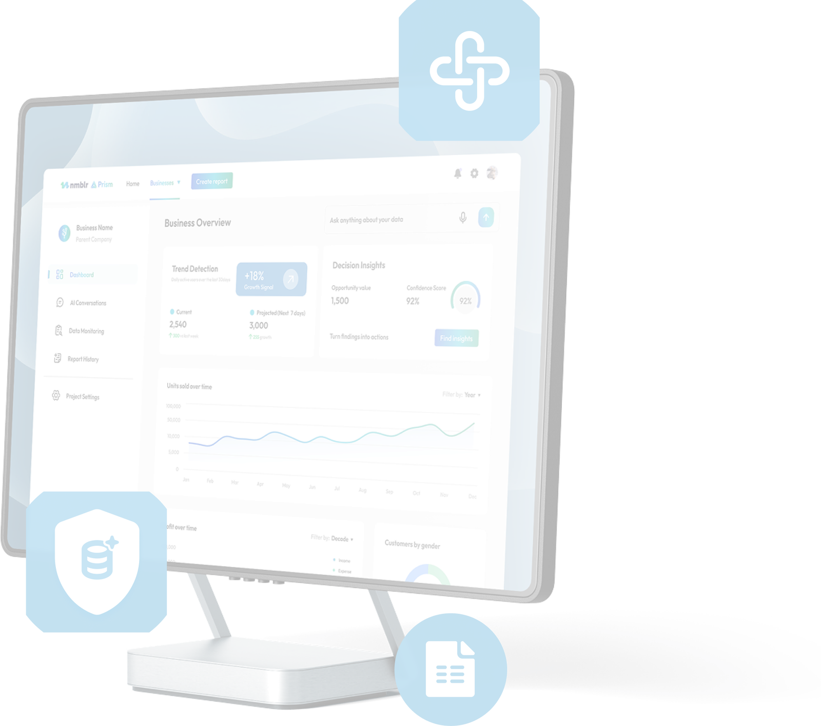 Enterprise AI orchestration platform interface