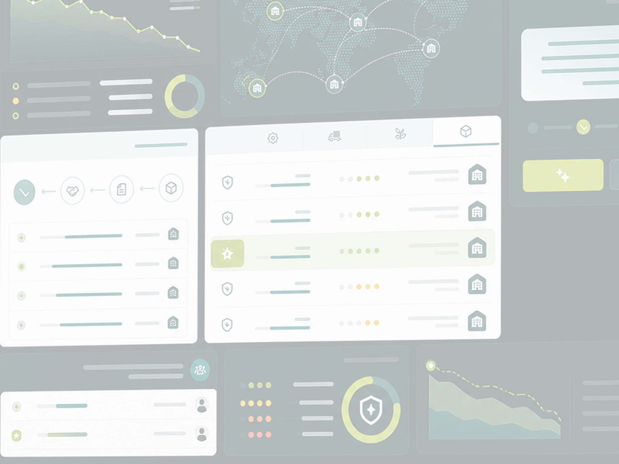 Procurement platform interface