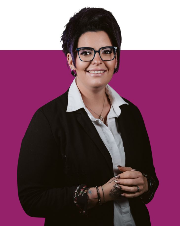 Kim Burkert, Dozentin für Salonmanagement bei der Deutschen Friseurakademie