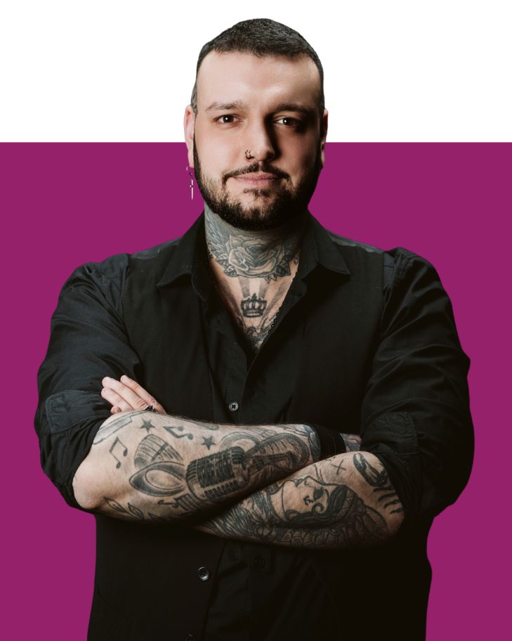 Cesare Stabel, Dozent für Barbering bei der Deutschen Friseurakademie