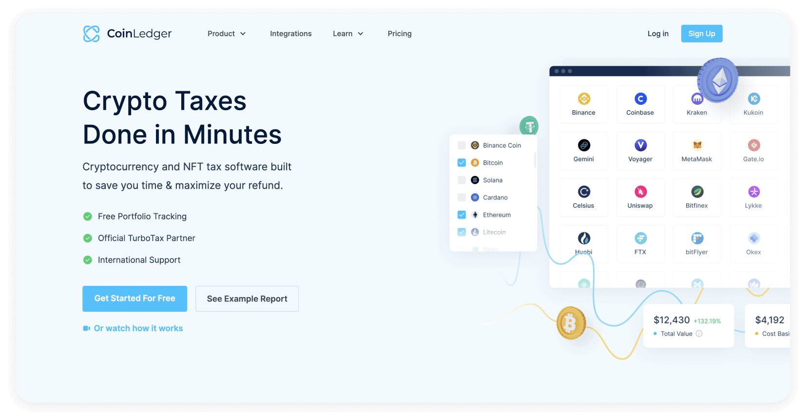 Cloinledger crypto tax software review