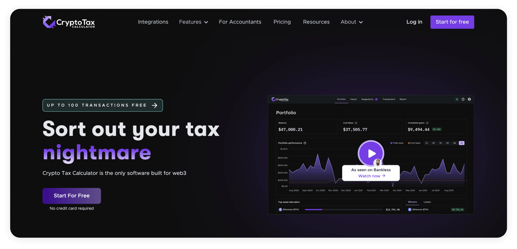 CryptoTaxCalculator Software Vergleich