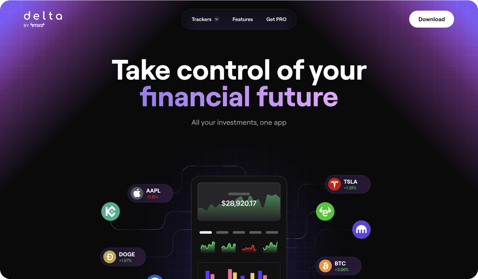 Delta Krypto Portfoliotracker