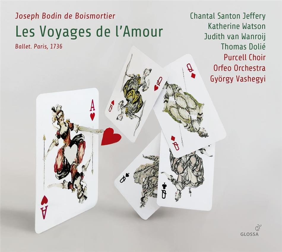 Album cover: Boismortier – Les Voyages de l'Amour (1736), conducted by György Vashegyi