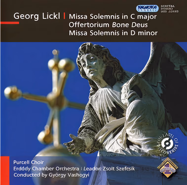 Album cover: Georg Lickl – Sacred Music, conducted by György Vashegyi