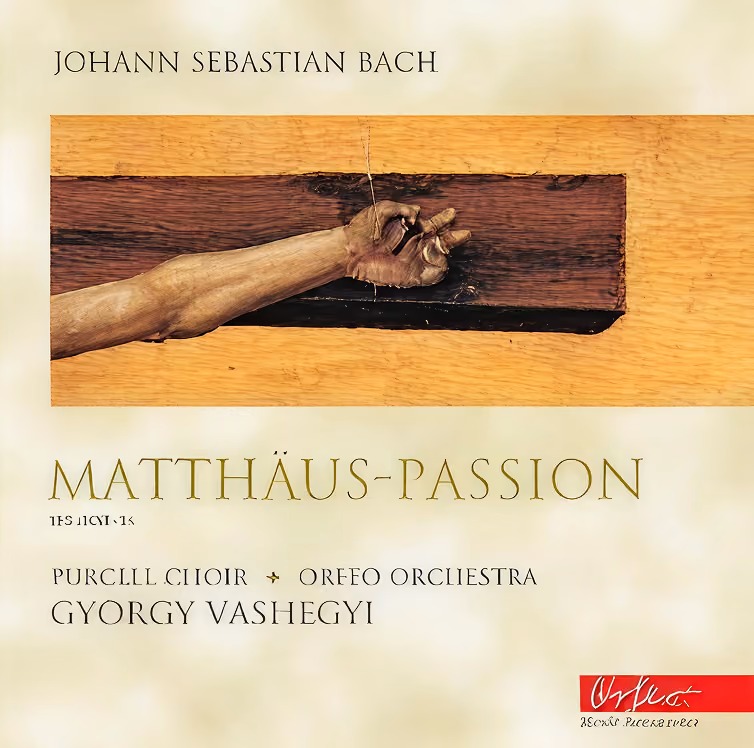 Album cover: J. S. Bach – St Matthew Passion (excerpts), conducted by György Vashegyi