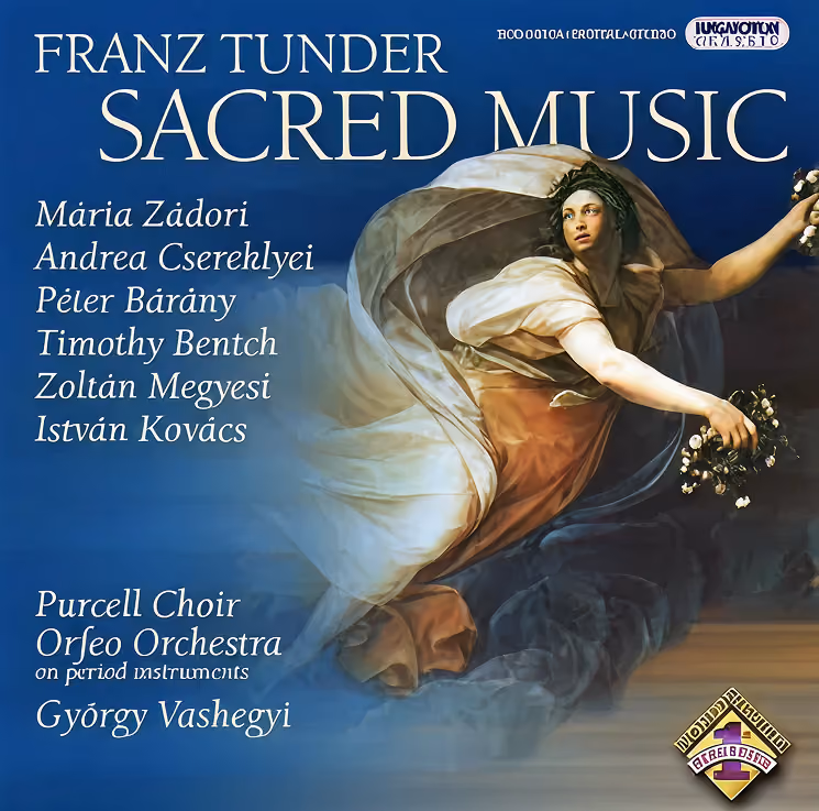 Album cover: Franz Tunder – Sacred Music, conducted by György Vashegyi