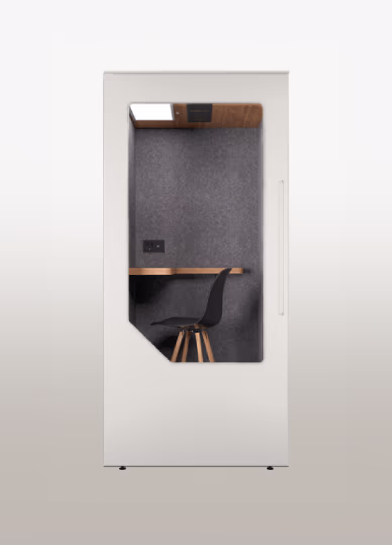 white work pod