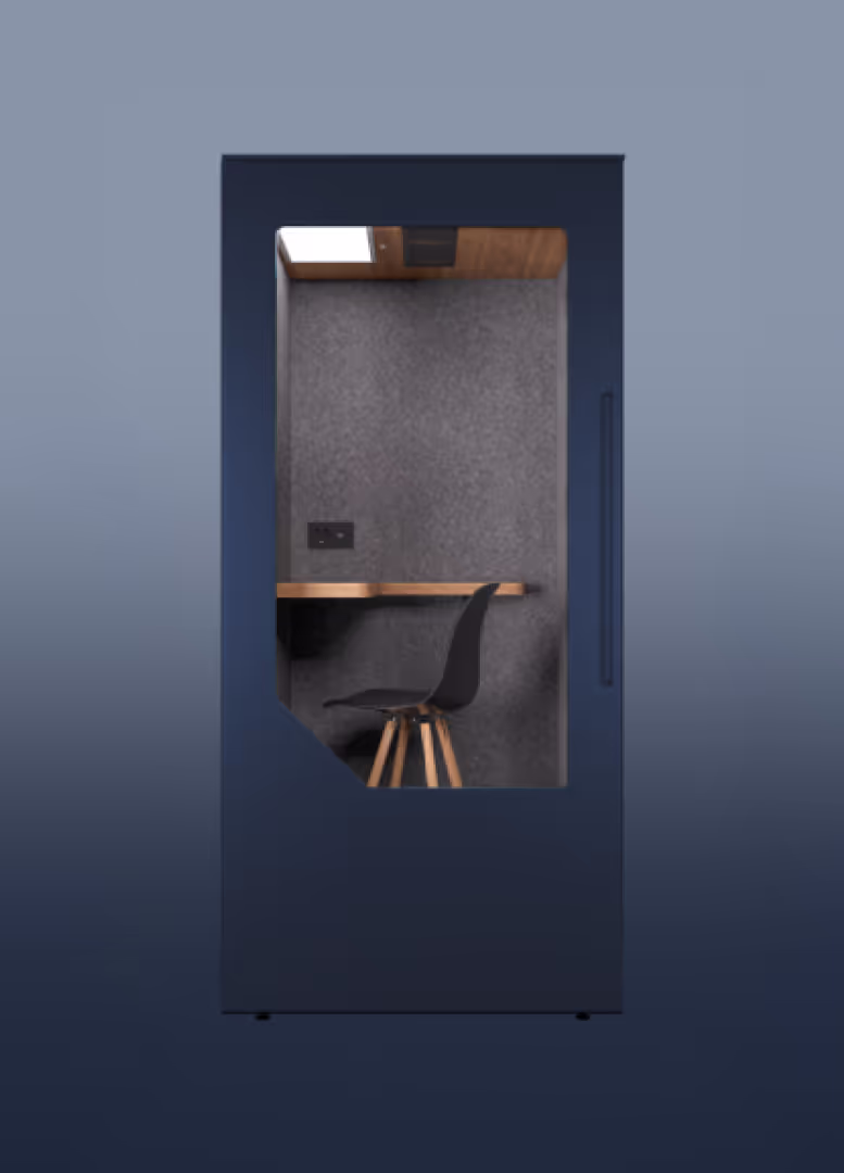 blue work pod