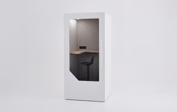 Persy One soundproof office booth in United Kingdom