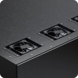 Close-up of Persy Booth ventilation system optimized for long stays