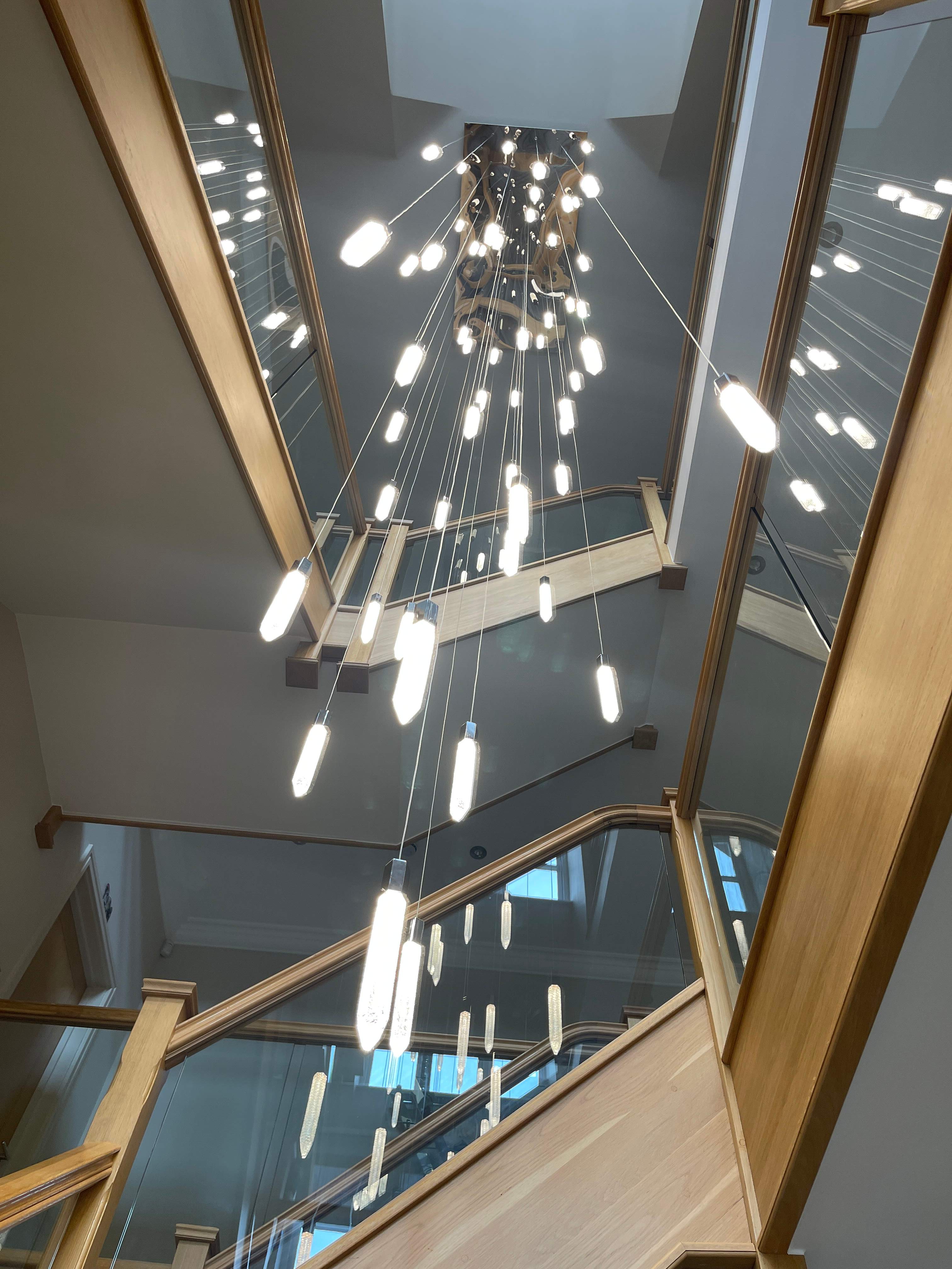 Residential Open Glass Hallway