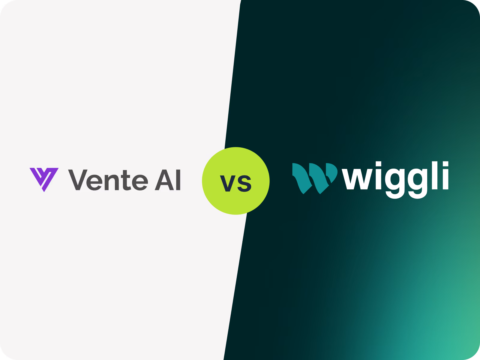 Wiggli vs Vente AI