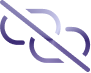 Icon of a cloud with a diagonal line crossing it out, indicating no cloud or no connection.