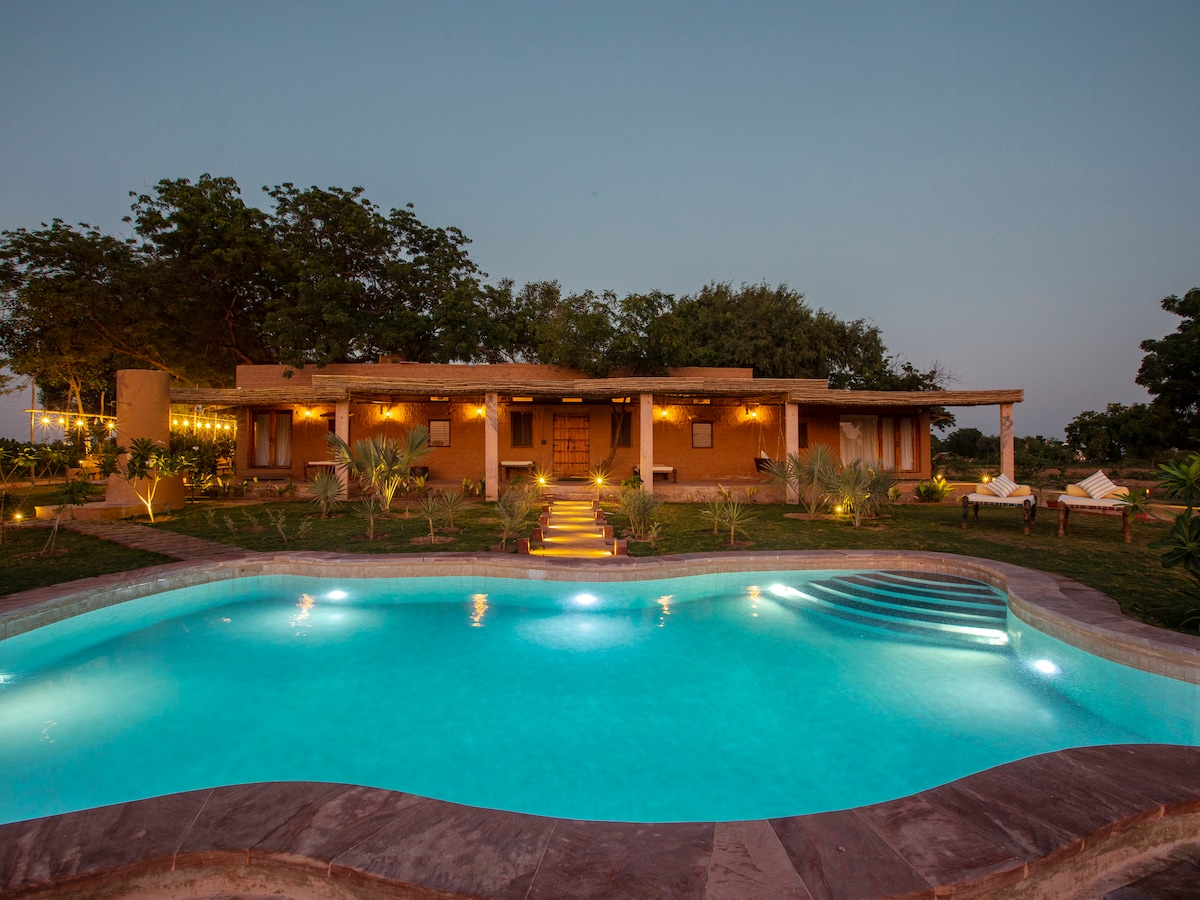 Anavya- 3BR Chilli Farm Villa near Jodhpur(Osian)