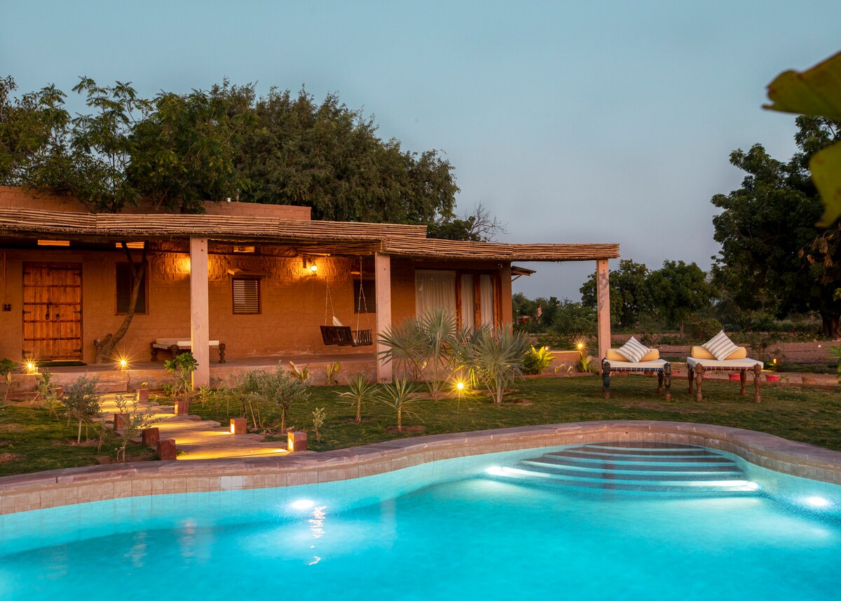 Anavya- 3BR Chilli Farm Villa near Jodhpur(Osian)
