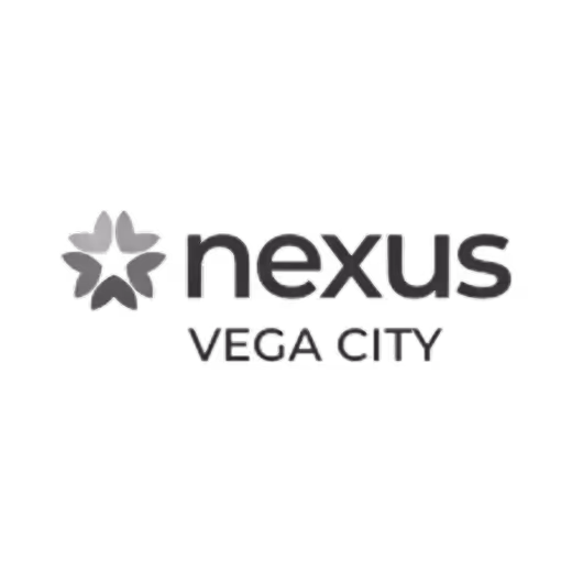 Nexus Vega City logo with a star-shaped graphic and bold text.