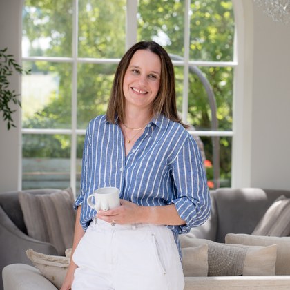 Portrait of Stephanie Flynn, Bloom co-founder and midwife
