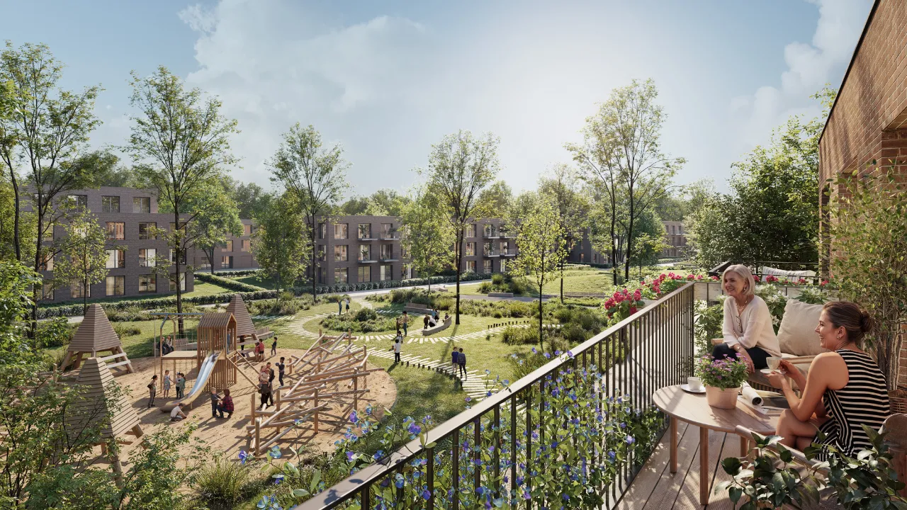 Visualisierung 2 – Quartier Luisenhof