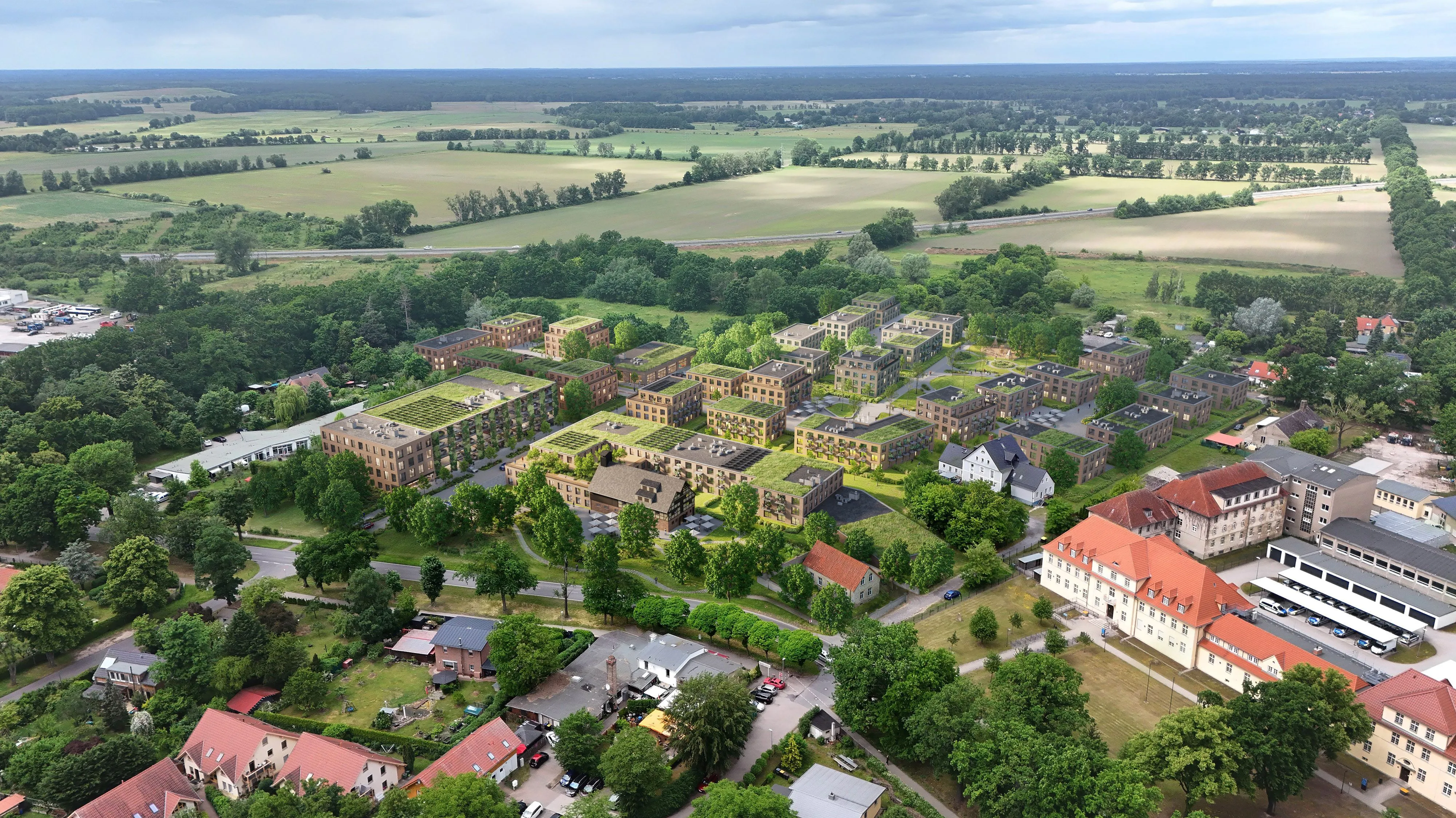 Vogelperspektive Quartier Luisenhof