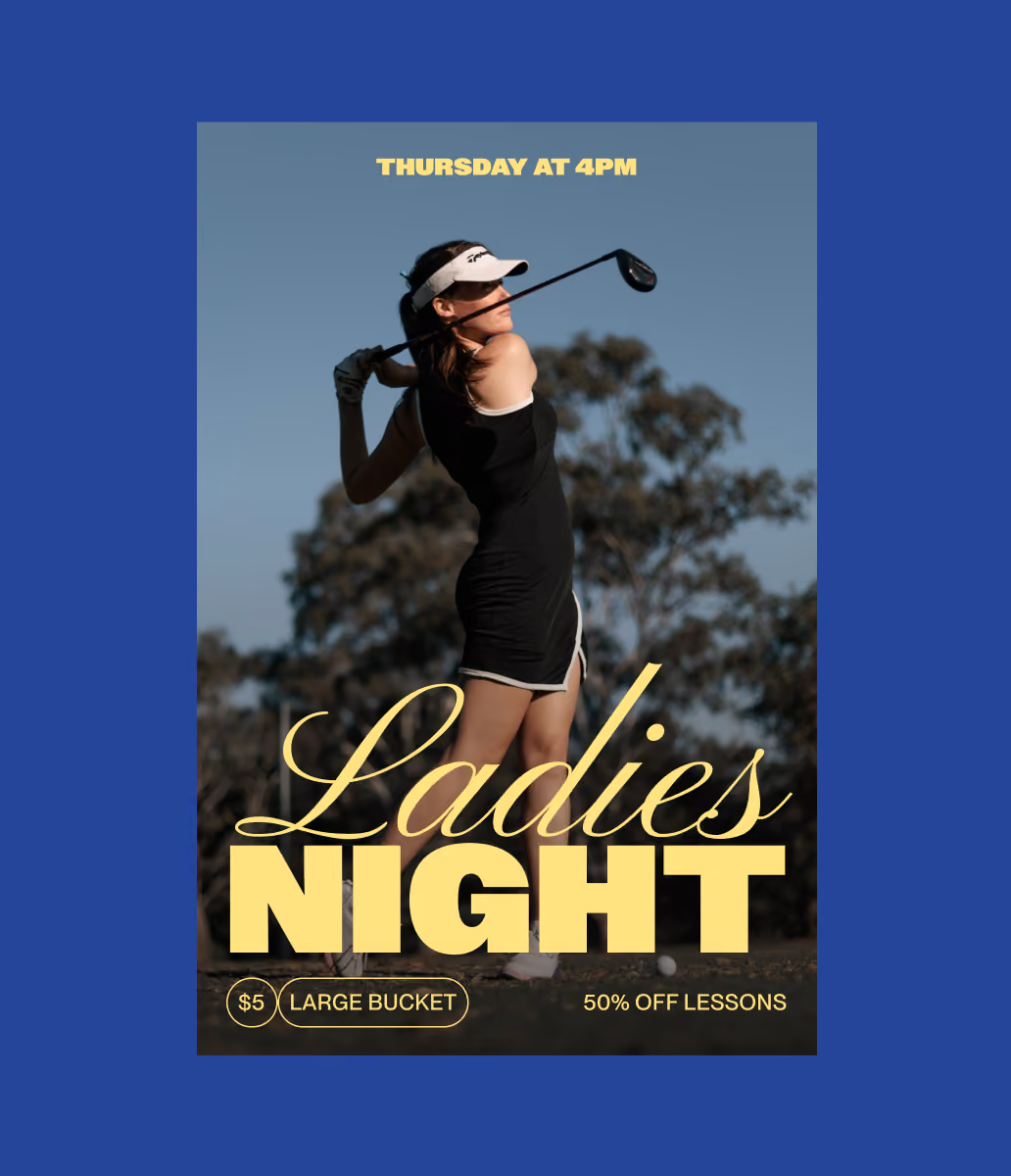 Conley's Golf social media graphics