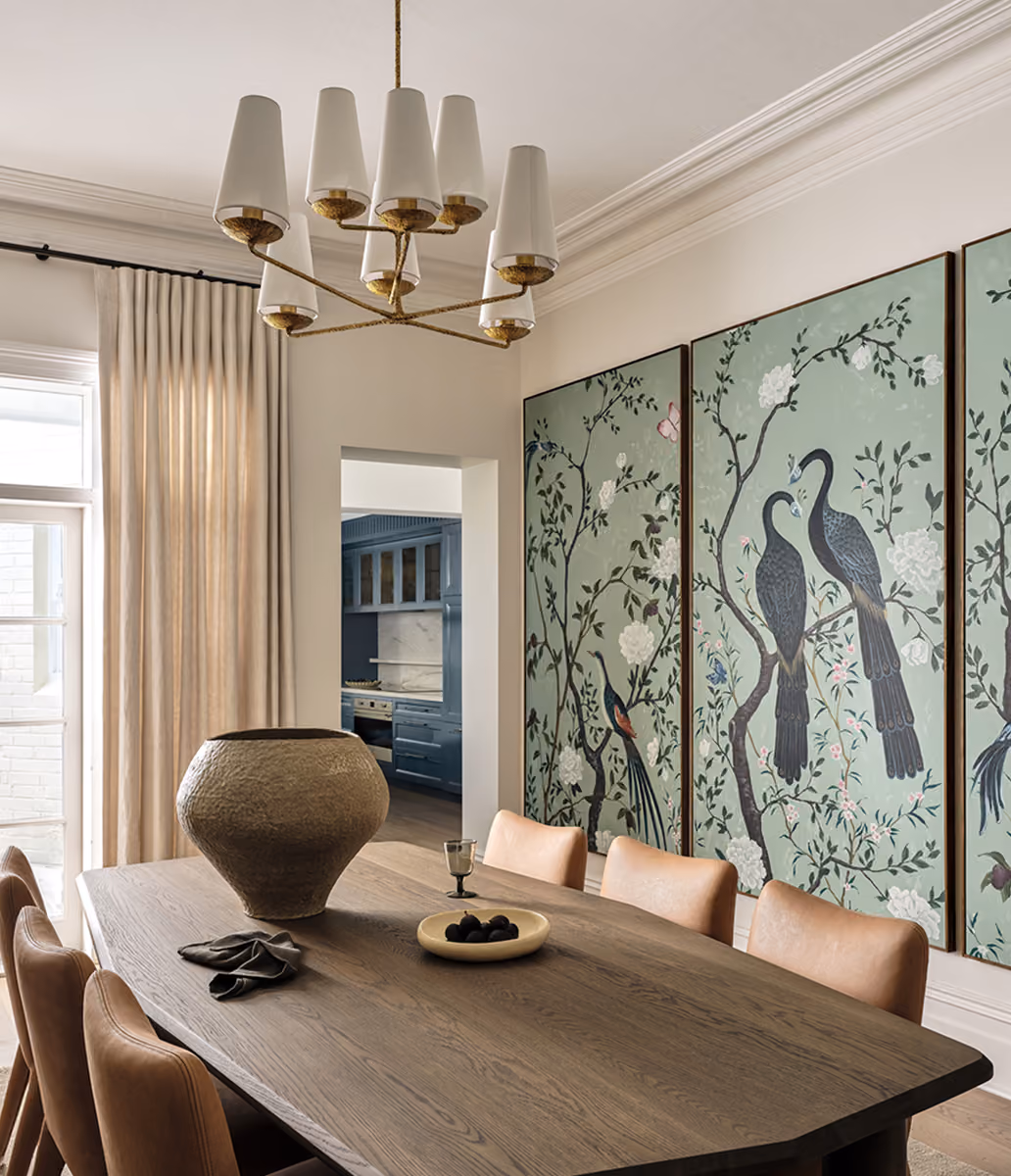 Renovated dining room by Ridgeline Construction