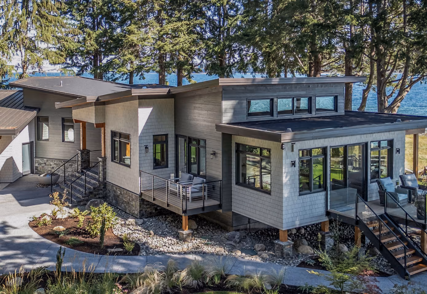 Custom home built by Facet Custom Builders