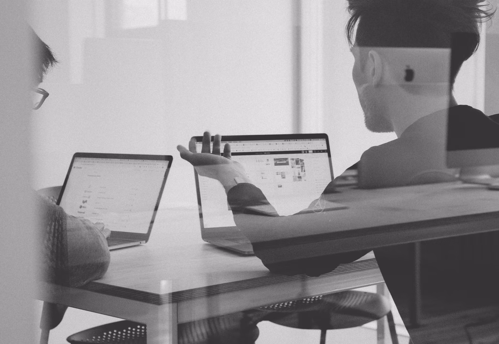 Professional working in a modern office