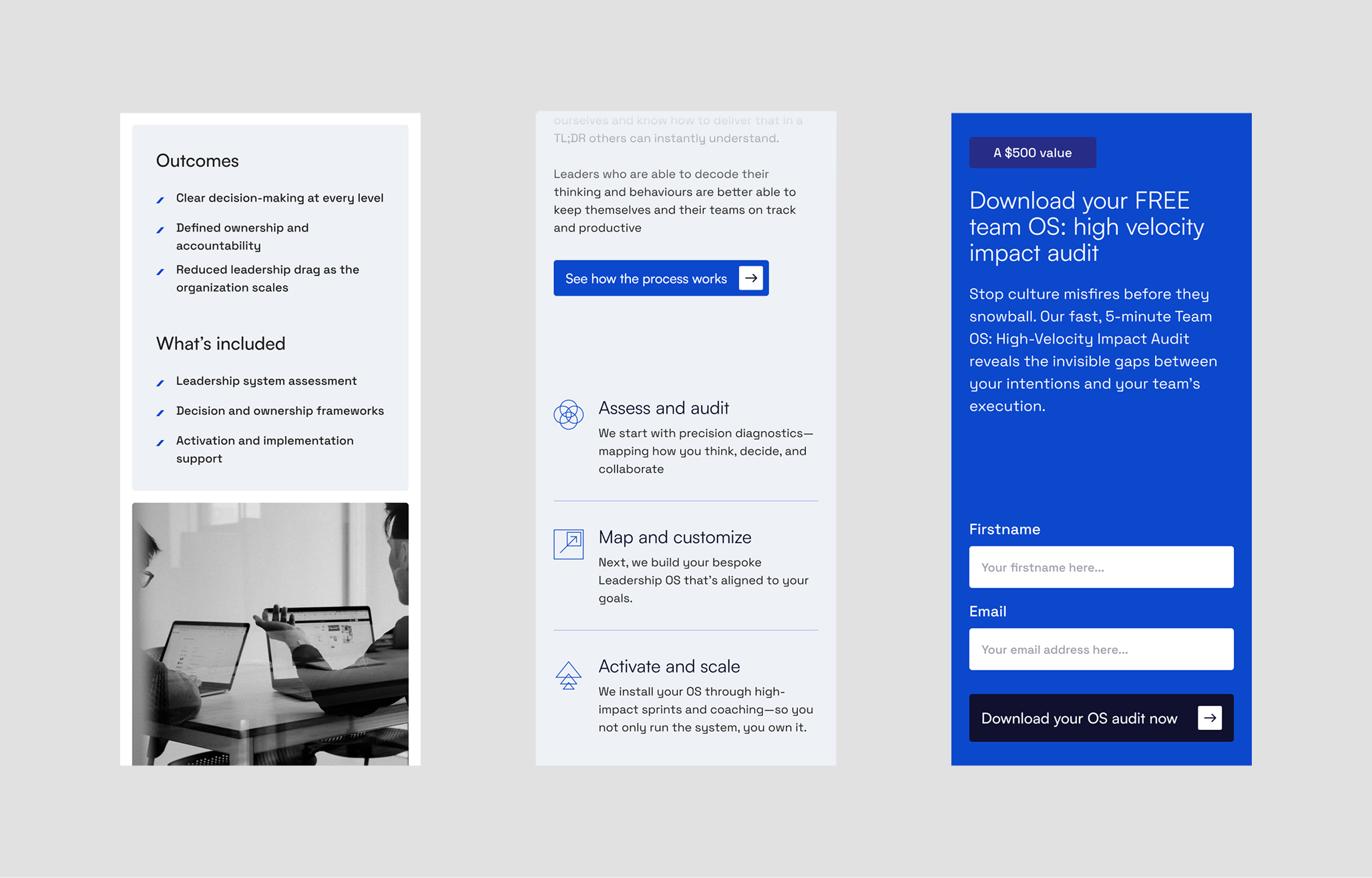 Eva Kutzler website shown on mobile