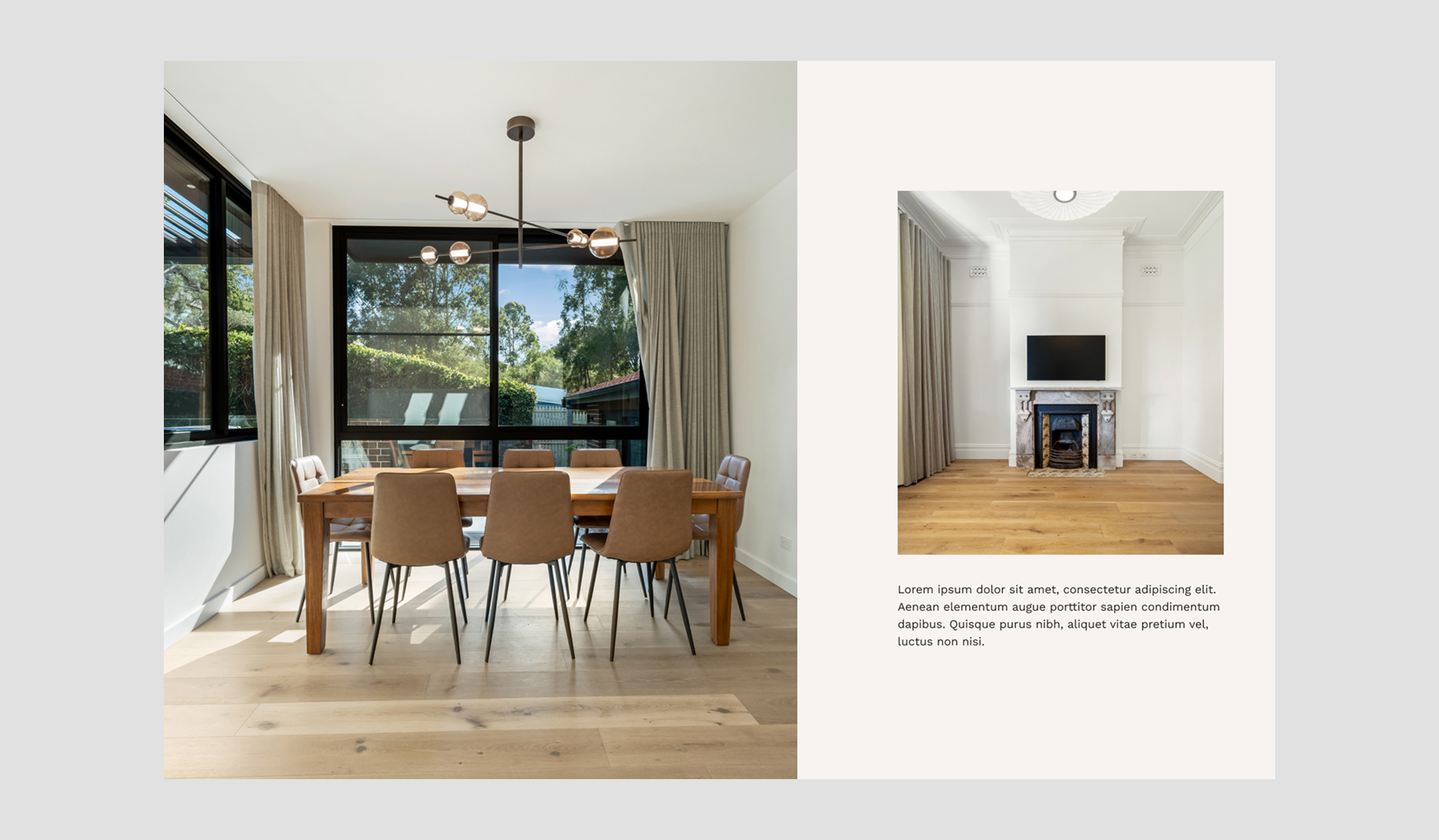 Ridgeline Construction website page design