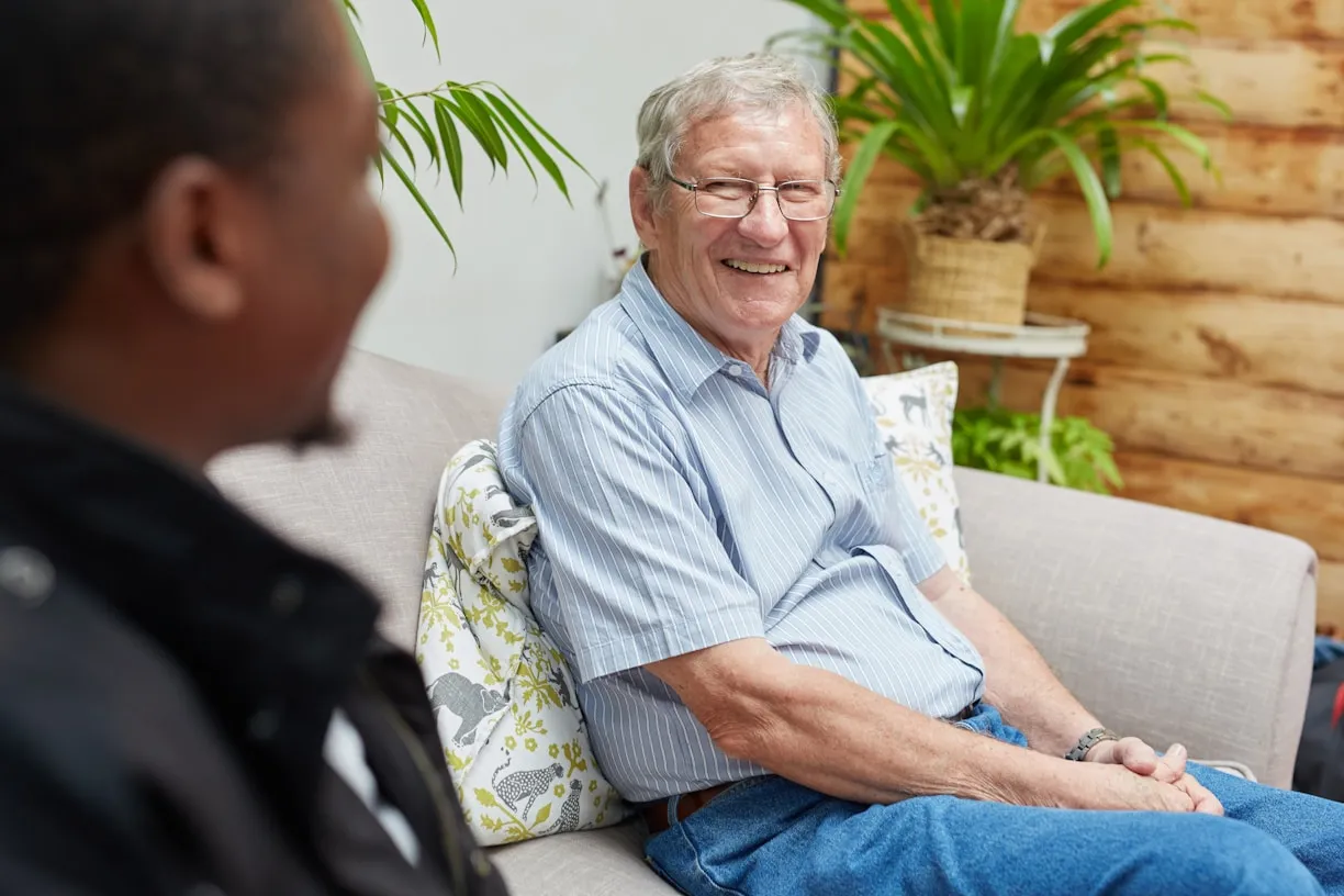 Person accessing support