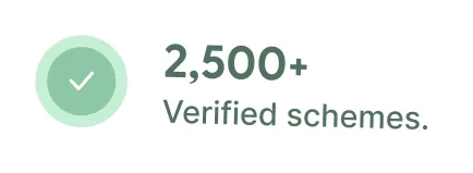 More than 2,500 verified support schemes