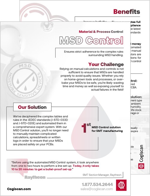MSD Control product brief cover